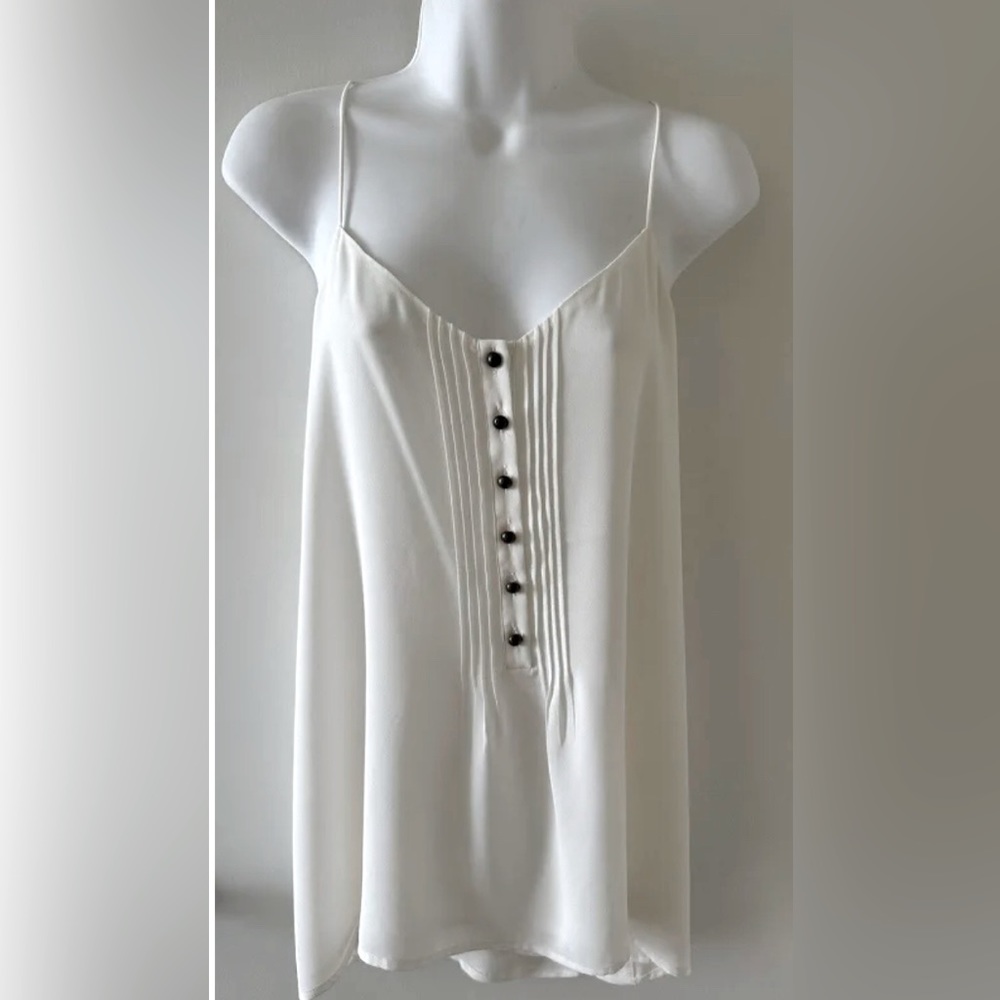 Express Racerback Tank White Womens Small Petite